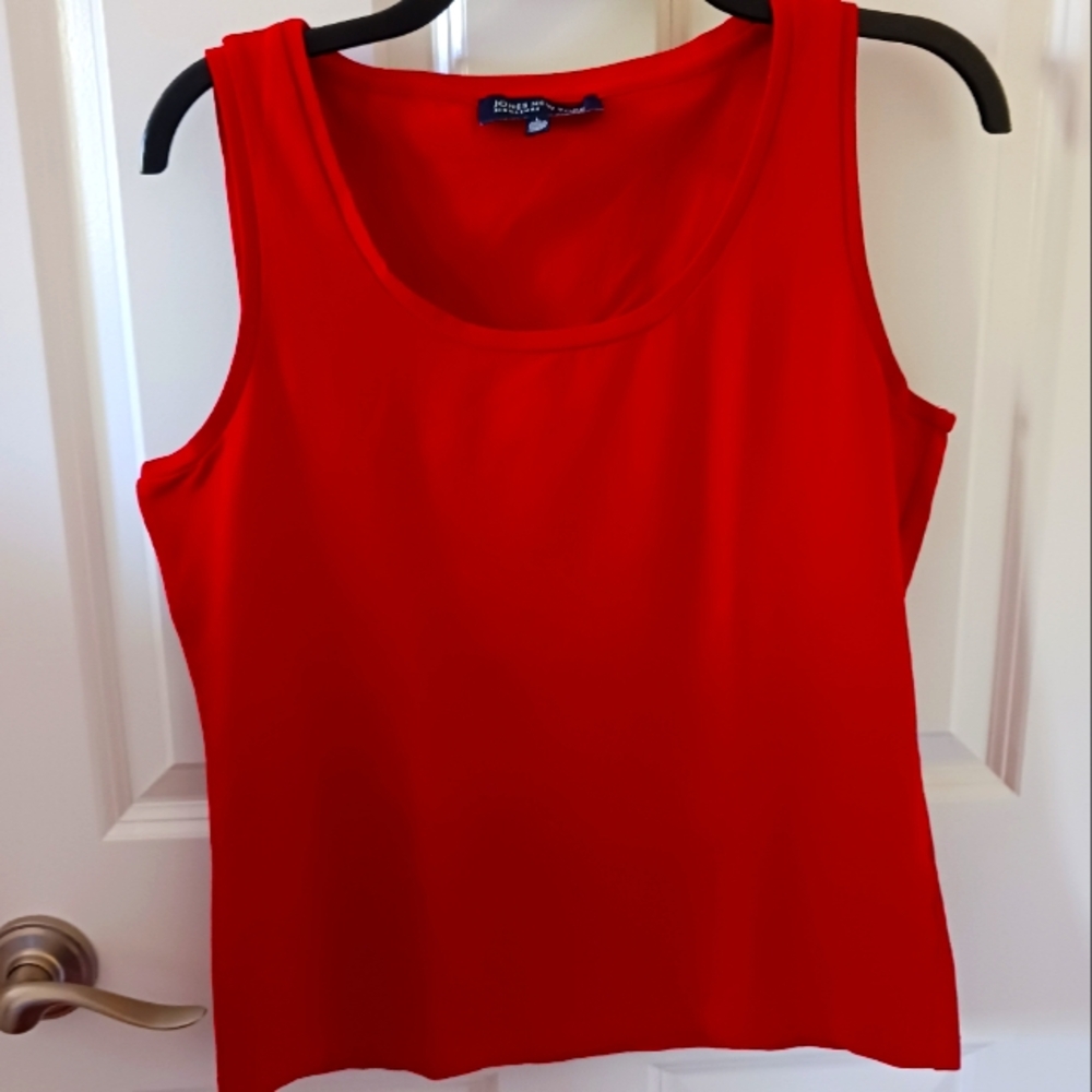 Rich Red Sleeveless Top